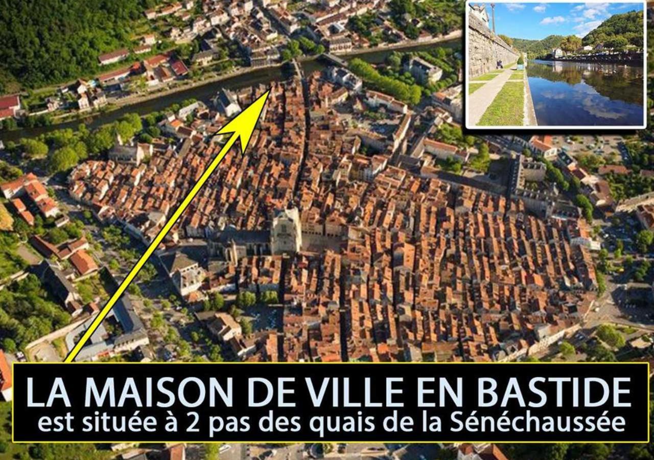 La Maison De Ville Independante My Bastide Classee Вильфранш-де-Руэрг Экстерьер фото